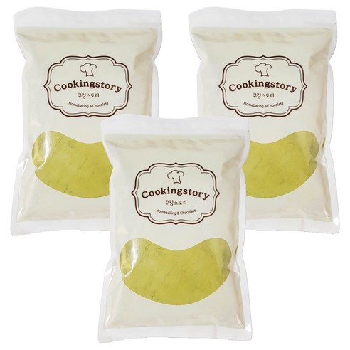 쿠킹스토리 녹차가루, 500g, 1개입, 3개