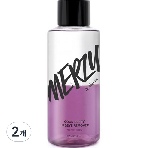 머지 굿 베리 립 앤 아이 리무버, 2개, 210ml