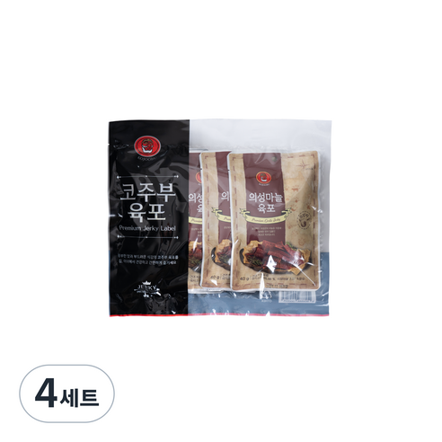 코주부 의성마늘 육포 40g x 5p, 200g, 4세트