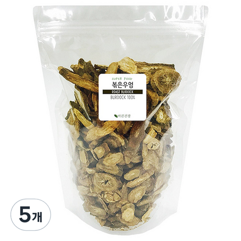 바른건강 볶은우엉, 5개, 200g, 1개입
