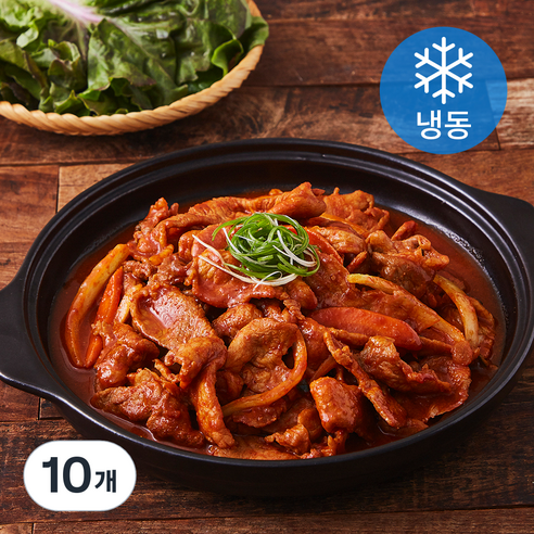 맛있는녀석들 성북동 한돈 제육볶음 (냉동), 350g, 10개