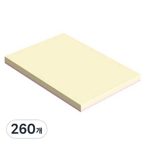 종이문화 스타일리쉬 얇은 혼합색지 80g No 01 SS Spring, 260개, A5