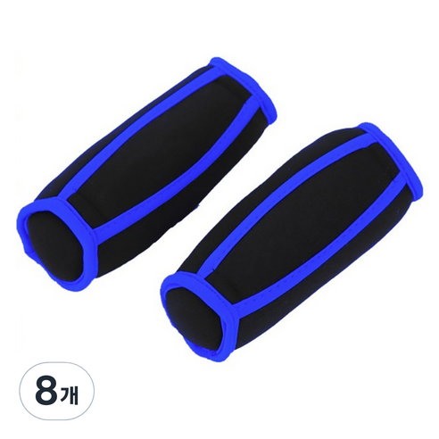 프코모 안전한 여성용 덤벨 블루, 8개, 1kg