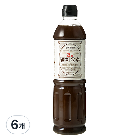 곰곰 만능 멸치육수, 1kg, 6개