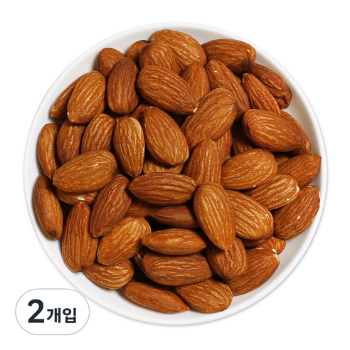 웰넛 자연두레 구운 아몬드, 1kg, 2개