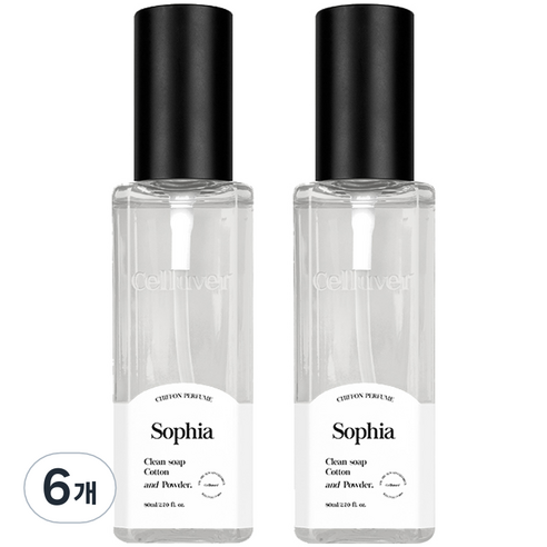 셀러버 쉬폰향수 1992.소피아, 80ml, 6개
