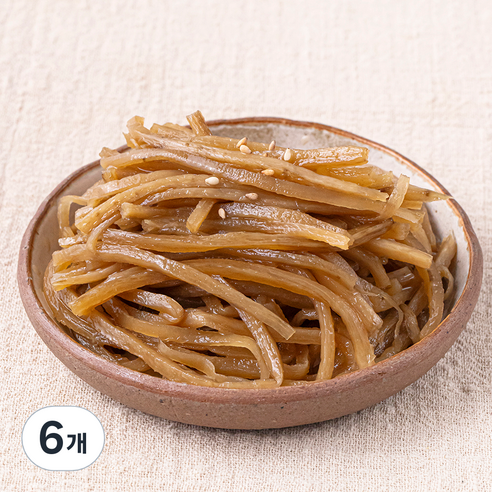 우엉채조림, 300g, 6개