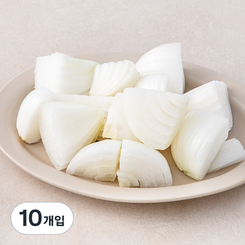 친환경 양파 나박썰기, 300g, 10개