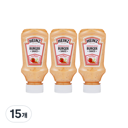 하인즈 버거소스, 230g, 15개