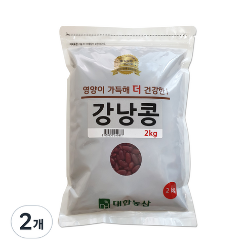 대한농산 강낭콩, 2kg, 2개