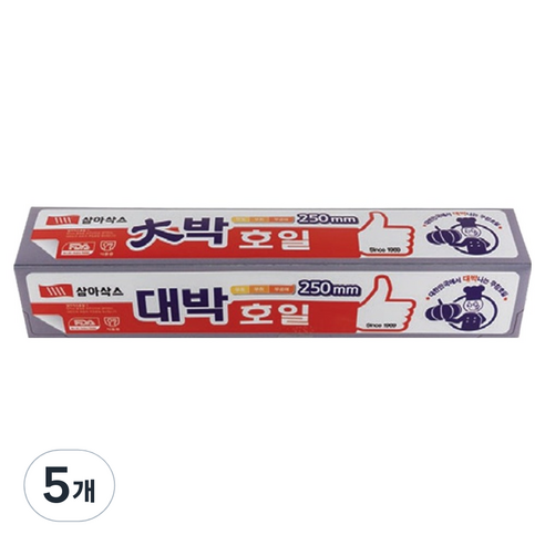 삼아삭스호일 대박호일 25cm x 20m, 5개