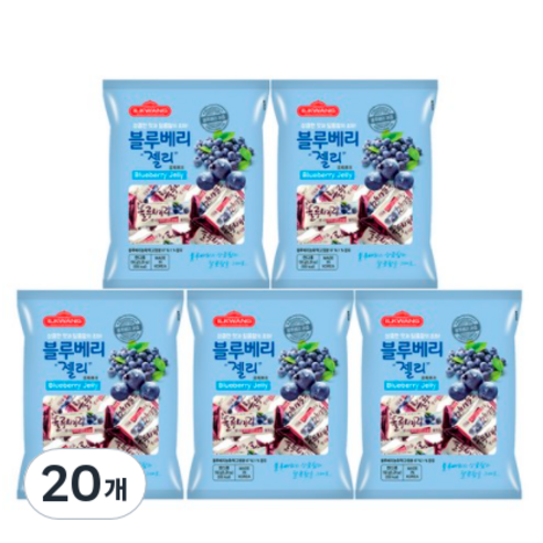일광제과 블루베리 젤리, 150g, 20개