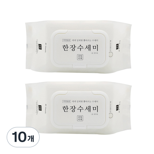 살림비책 일회용 뽑아쓰는 세제일체형 한장수세미 40p, 10개