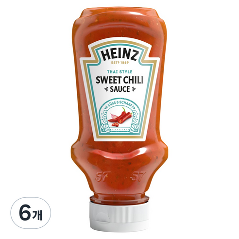 하인즈 크래프트 스위트 칠리소스, 260g, 6개