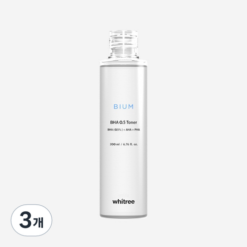 화이트리 비움 바하 0.5 토너, 3개, 200ml