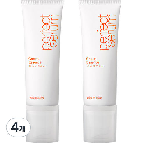 미쟝센 퍼펙트 크림 헤어 에센스, 80ml, 4개