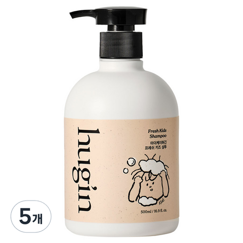 마더케이 허긴 프레쉬 키즈 샴푸, 500ml, 5개