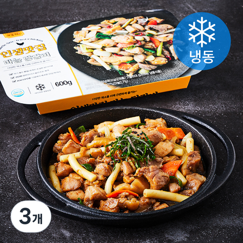 고급진 인생맛집 마늘 닭갈비 (냉동), 600g, 3개