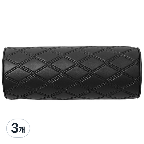 메이튼 디 올 뉴 그랜저 GN7 메모리폼 목쿠션, 블랙, 3개