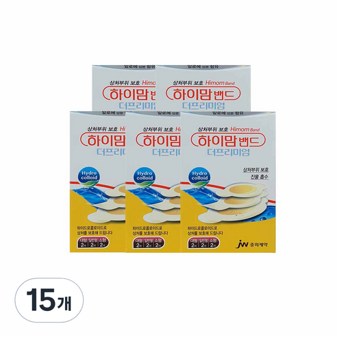 중외제약 하이맘밴드 더프리미엄 혼합형, 15개, 6개입