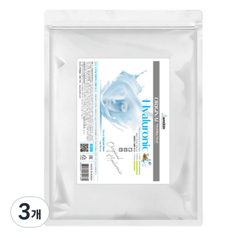 안스킨 오리지날 히알루로닉 모델링팩 1kg, 3개, 1개입