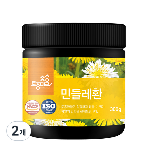 토종마을 민들레환, 2개, 300g
