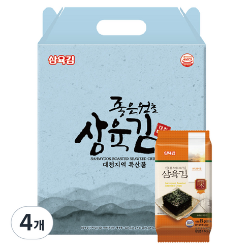 삼육김 식탁김 3호 선물세트, 225g, 4개