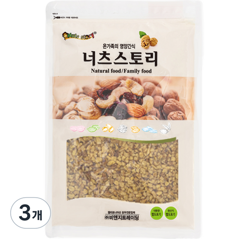 너츠스토리 호두 분태, 350g, 3개
