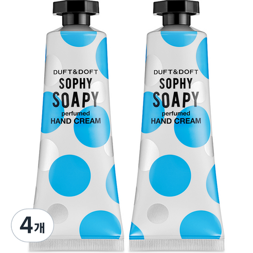 더프트앤도프트 소피소피 퍼퓸드 핸드크림, 75ml, 4개
