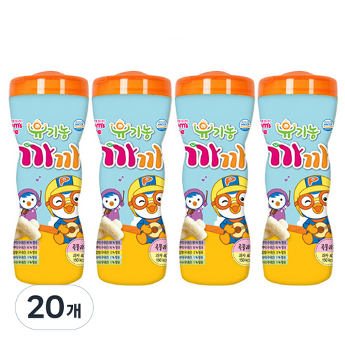 프로엠 유기농까까 곡물과자 통 40g, 곡물맛, 20개