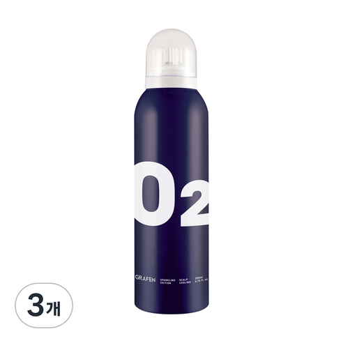 그라펜 스파클링 오투 부스터, 3개, 200ml