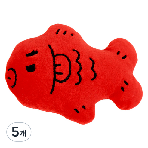 모찌타운 붕어빵 핫팩인형 10cm, 열붕이, 5개