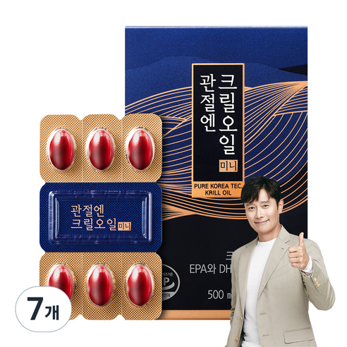 프롬바이오 관절엔 크릴오일 미니 15g, 30정, 7개