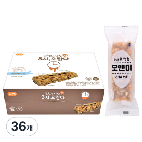 오앤미 달곰쌀 오란다, 26g, 36개
