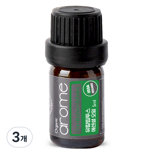 아로므 유칼립투스 글로우블루스 에션셜 오일, 5ml, 3개