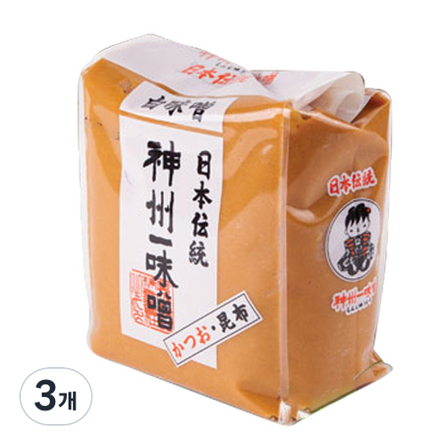 신주 일미 백된장, 1kg, 3개