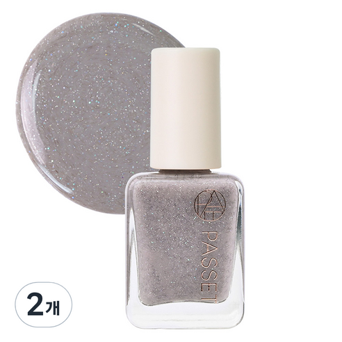 파셋 셀럽 네일컬러 폴리쉬 매니큐어, 88 앙고라그레이, 7ml, 2개