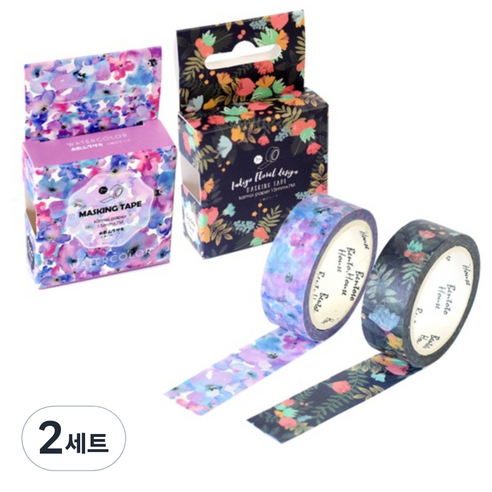 라이프포인트 마스킹 테이프 S1006 세트, S1006, S1011, 2세트