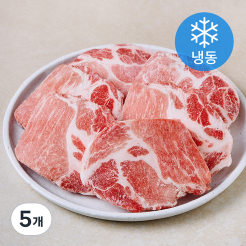 동원 캐나다산 목살 구이용 (냉동), 5개, 2kg