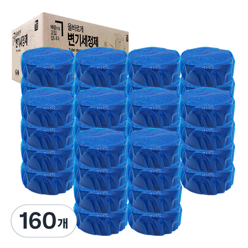 올왜프 변기 세정제, 50g, 160개