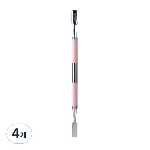 루카너스 실리콘 스퀘어 푸셔, 4개, 인디핑크