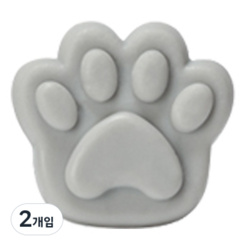 카트린느 캣 스탬프 우산꽂이, 2개입, 그레이