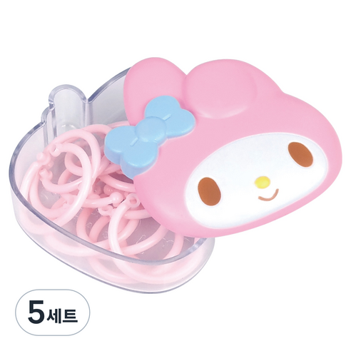 바이하츠 마이멜로디 플라스틱 카드링 중 15p 세트, 24mm, 5세트