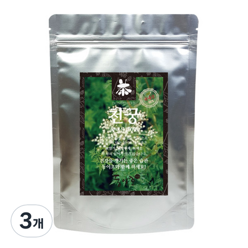 동이약초 국내산 천궁, 100g, 3개