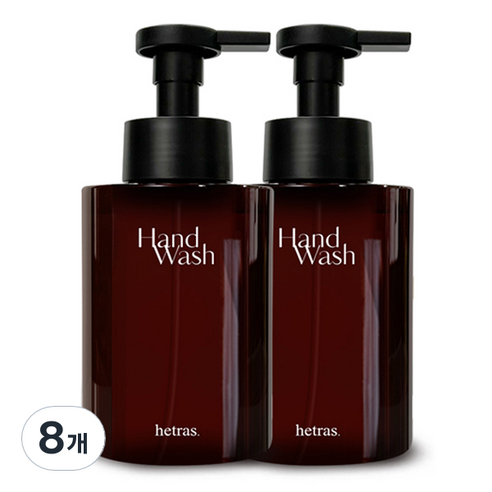 헤트라스 산양유 퍼퓸 버블 핸드워시 런던머스크 2p, 515ml, 8개