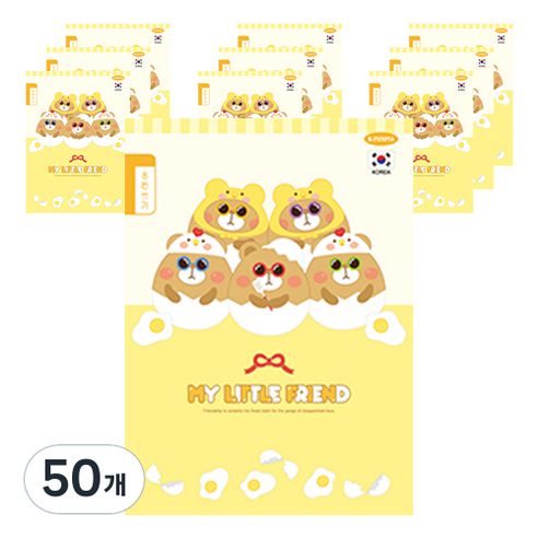 펜피아 1000 초등 8칸쓰기 제본노트, B 옐로우, 50개