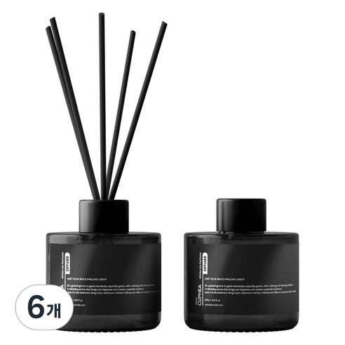 디어쿠페아 퍼퓸 디퓨저, 화이트릴리, 200ml, 6개