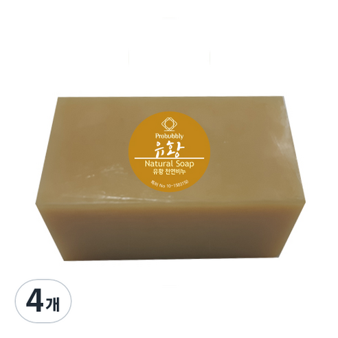 프로버블리 유황 중성비누, 500g, 4개