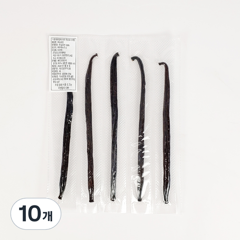 바닐라빈 B등급, 3.2g, 10개