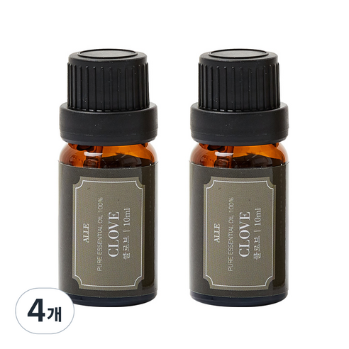 알레 비건 아로마 에센셜 오일 클로브, 10ml, 4개